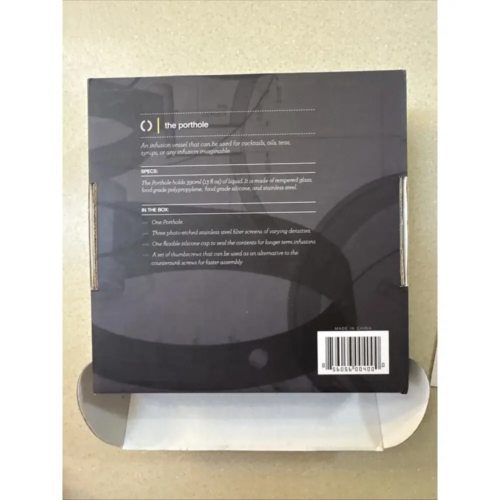 The Porthole Infuser Crucial Detail Tempered Glass Polypropylene Stainless Steel